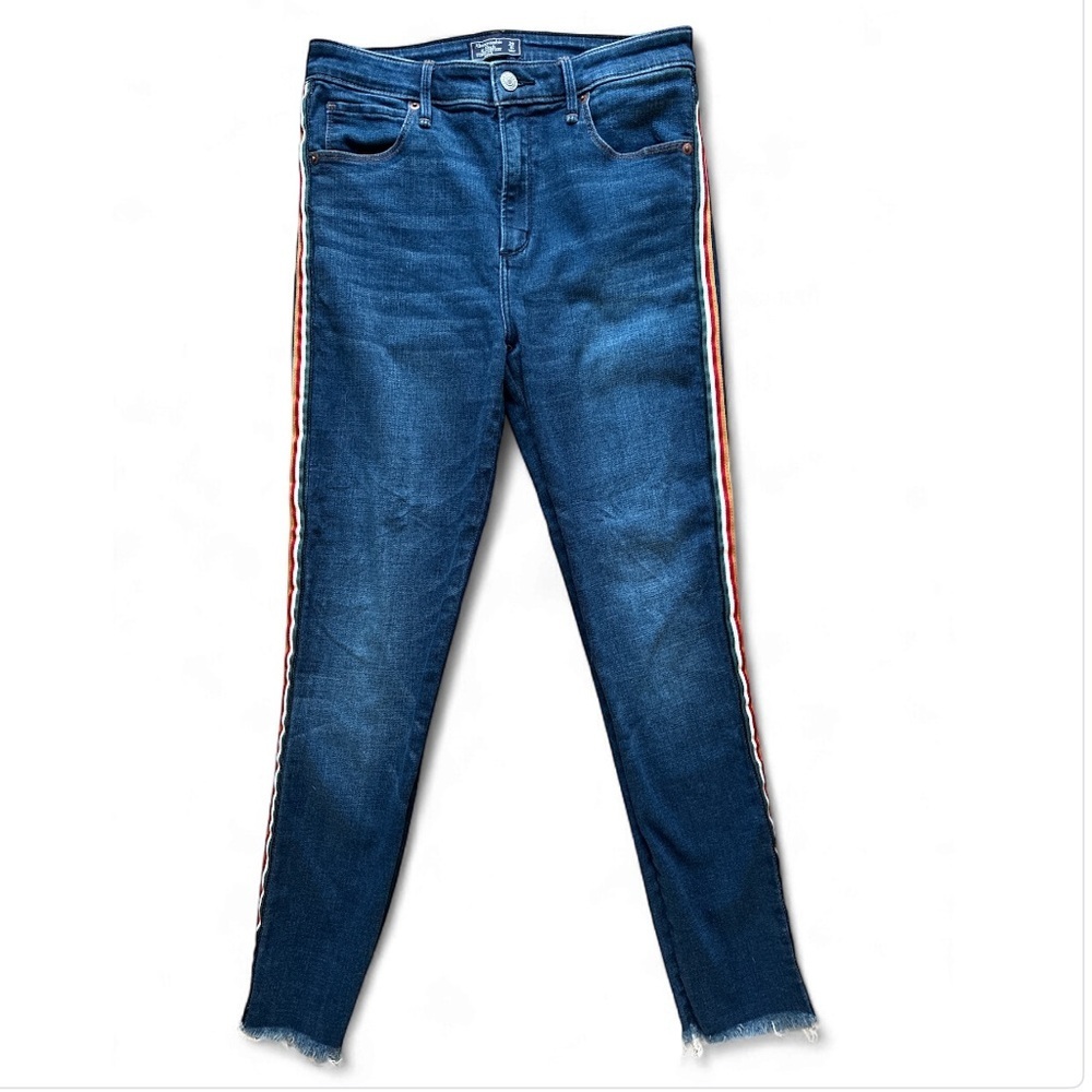 Abercrombie & Fitch Blue Skinny Jeans ankle sz 28